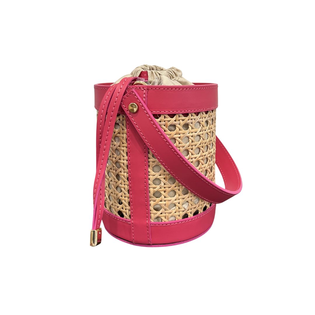 Cane Wicker Bucket Bag – Dunbar Road