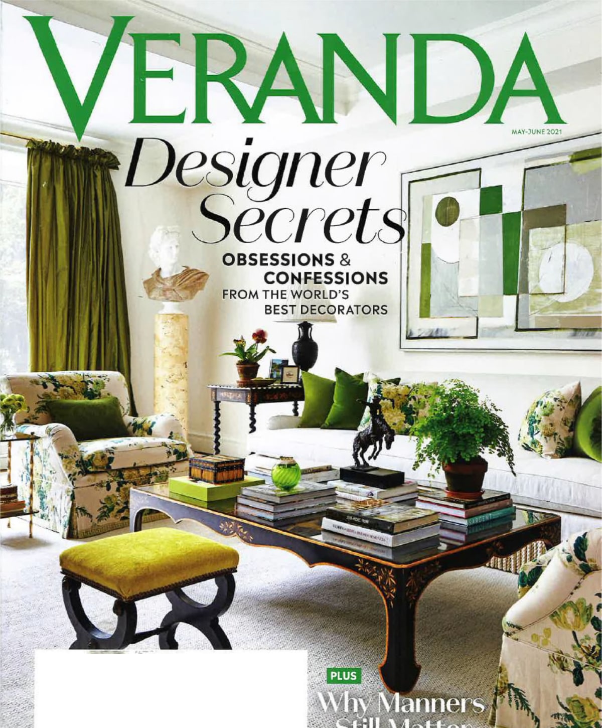 Cover image of Veranda magazine from May-June 2021