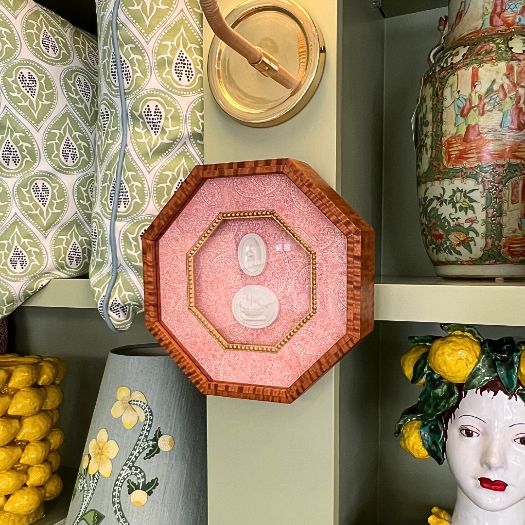 Custom Octagon Intaglio with Gold Detail – Dunbar Road