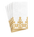 White and Gold Guest Towel