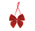 Ruby Red Velvet Napkin Bows (set of 4)