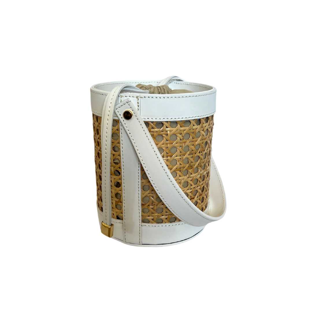 Cane Wicker Bucket Bag – Dunbar Road